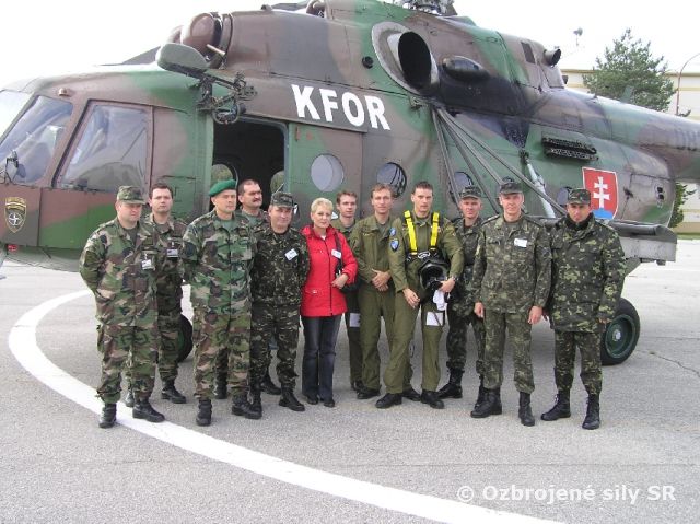 Ukrajinská delegácia vo veliteľstve 1.mb