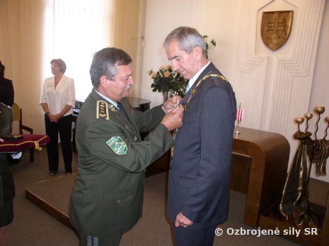 Ocenený primátor Serede