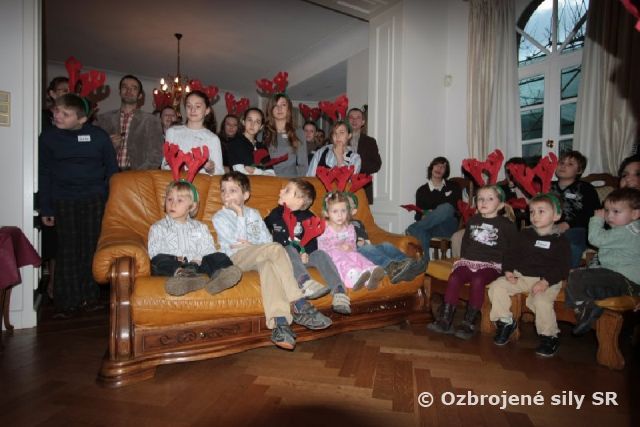 Vianočná kapustnica u vojenského predstaviteľa, ktorá sa uskutočnila 6.decembra 2008