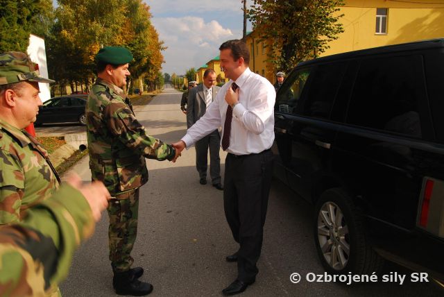 Návšteva Ministra obrany SR