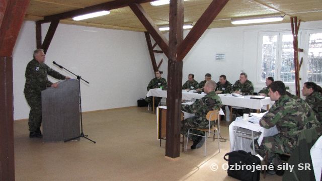 Veliteľské zhromaždenie veliteľa VSLPS Trenčín v dňoch 10.-11.3.2010