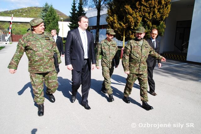 Návšteva ministra obrany v posádke Rožňava