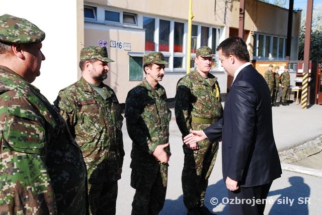 Návšteva ministra obrany v posádke Rožňava