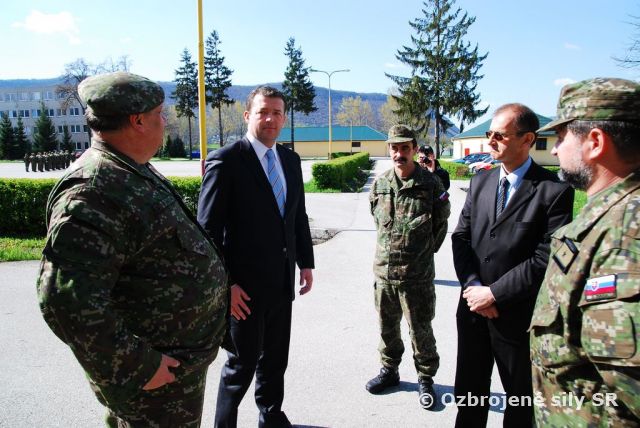 Návšteva Ministra obrany