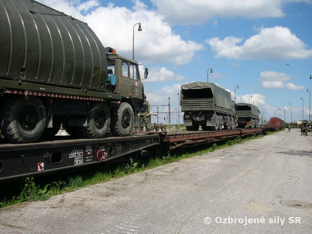 Výcvik vojsk v preprave po železnici