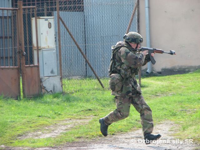 CVIČENIE FORCE PROTECTION BURNING WALL
