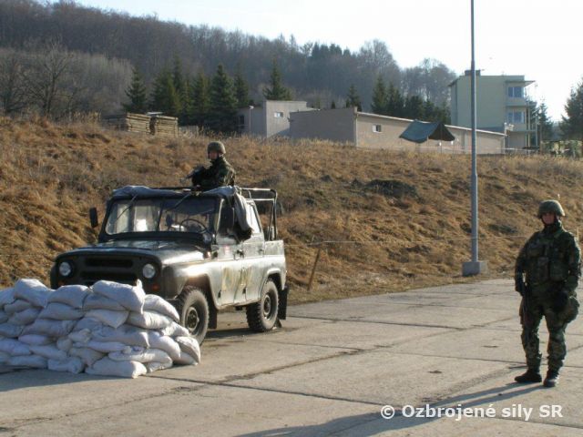 Záverečná fáza výcviku jednotky ISAF ECP-3 vo VVP Lešť