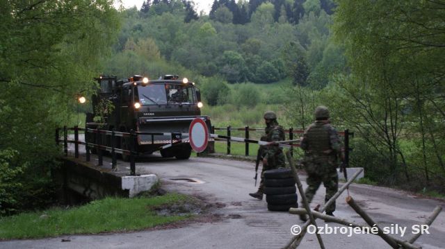 odborno-taktické cvičenie 1.opravárenskej roty