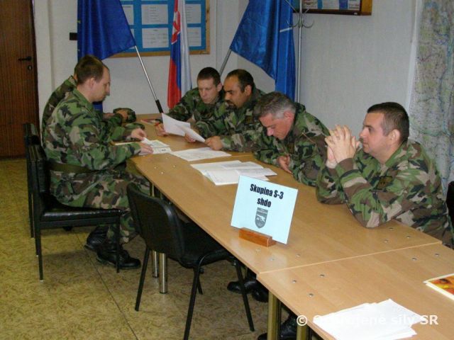 Komplexný štábny nácvik veliteľstva a štábu shdo Michalovce