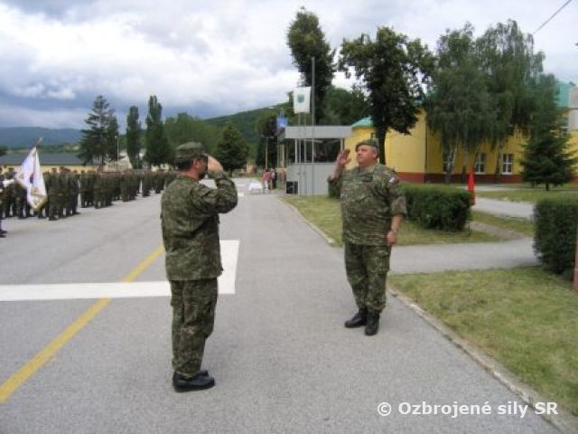 Prevzatie funkcie veliteľa práporu rchbo PS