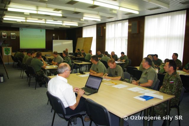 Štábny nácvik veliteľstva  pozemných síl