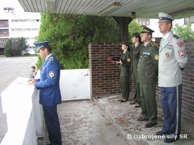 Slávnostný nástup ku Dňu Ústavy SR