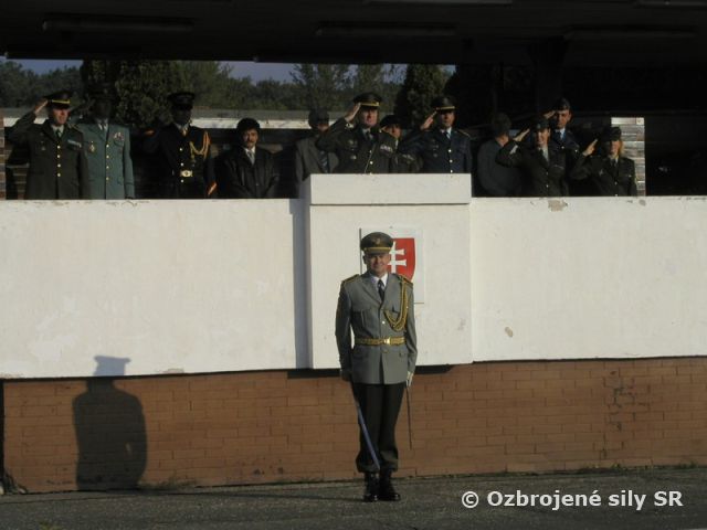 Slávnostný nástup ku  Dňu OS SR