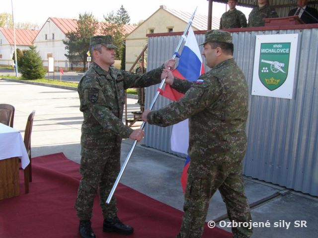 Slávnostný akt odovzdávania a preberania funkcie veliteľa shdo
