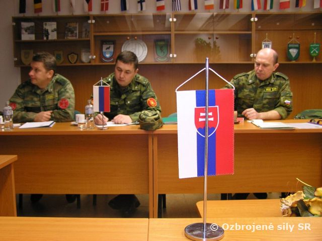 Zástupcovia Ruskej federácie u 1.mechanizovanej brigády