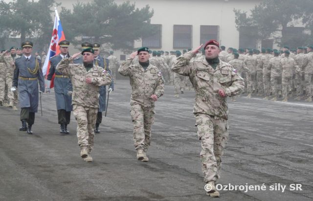 Slávnostná rozlúčka s príslušníkmi OS SR odchádzajúcimi k plneniu úloh do operácie ISAF v Afganistane