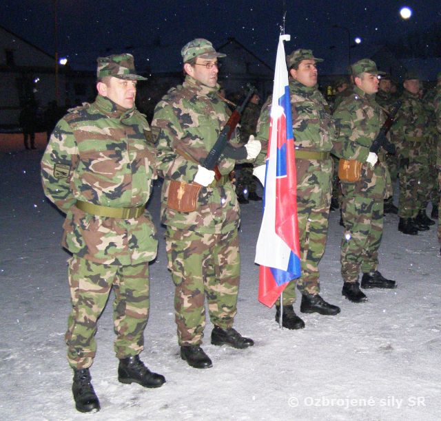 Slávnostný nástup k 18. výročiu vzniku SR