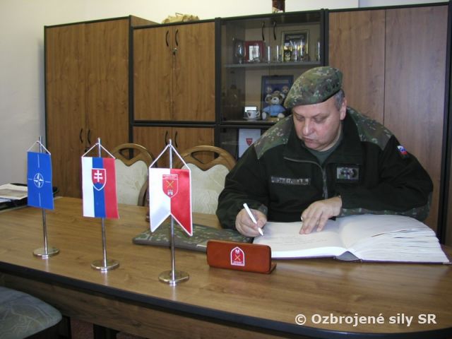 Genmjr. Vývlek navštívil VePBA