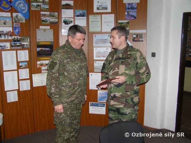 Pracovná návšteva veliteľa pozemných síl OS SR