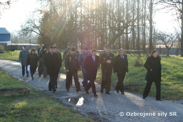 Pracovná návšteva ministra obrany SR Ľubomíra Galka