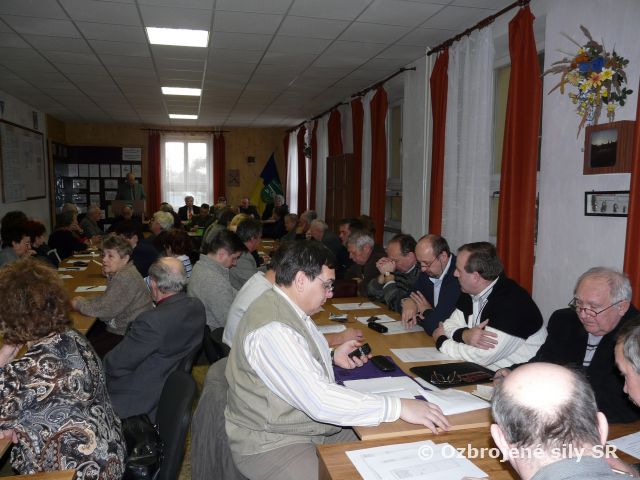 Výročná členská schôdza klubu vojenských dôchodcov u shdo Michalovce