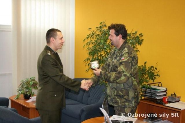 Návšteva 104. zabezpečovacieho práporu AČR v Olomouci
