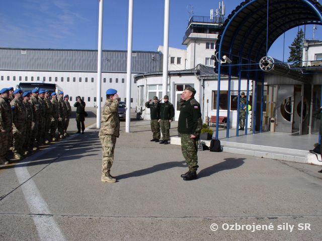 Odlet druhej časti rotácie do misie UNFICYP