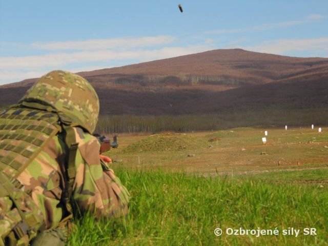 Streľby roty bojovej podpory a príslušníkov FOO