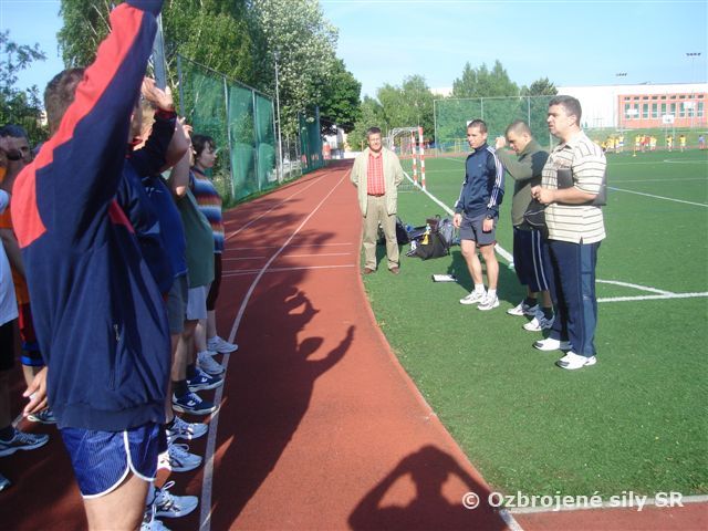 Preskúšanie z pohybovej výkonnosti príslušníkov VSLPS