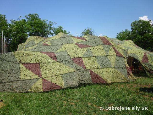 Čata v priestore sústredenia