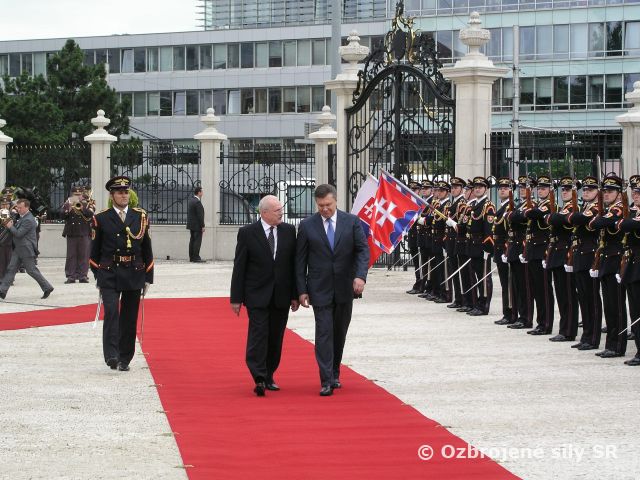Ukrajinský prezident navštívil Slovenskú republiku