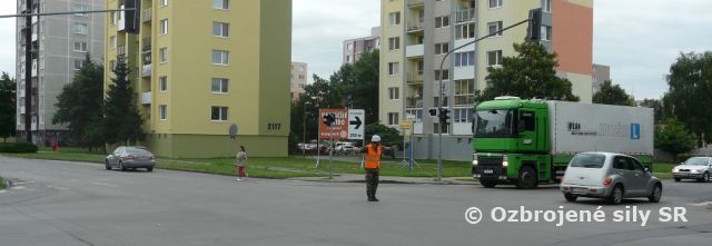 Výcvik vojenskej poriadkovej služby u 21. zmpr Trebišov