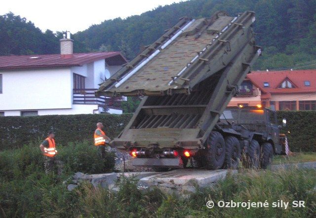 Premostenie riečky v Lažanoch