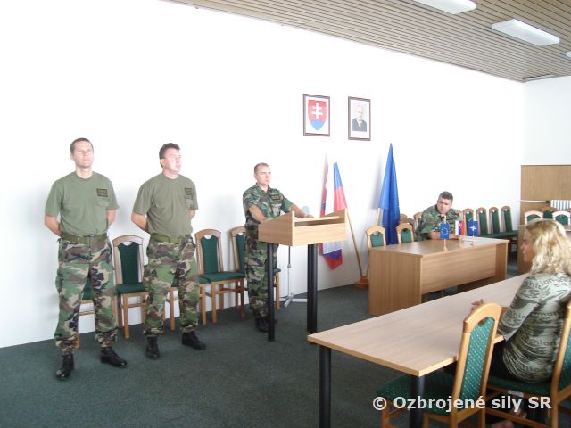 Odchod príslušníkov VSLPS Trenčín