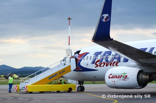 GAT prevádzka na letisku Sliač v plnom prúde