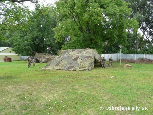 Taktická a ženijná príprava u batérie podpory velenia