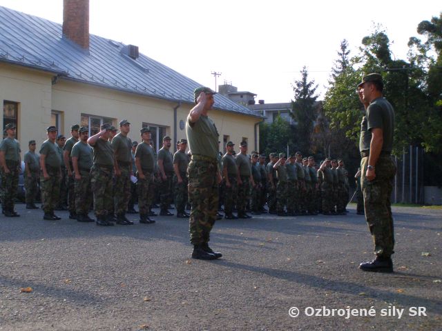 Slávnostný nástup k 67. výročiu SNP a k 19. výročiu prijatia Ústavy SR