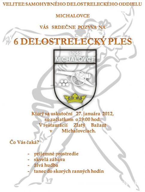 6. Delostrelecký ples veliteľa shdo