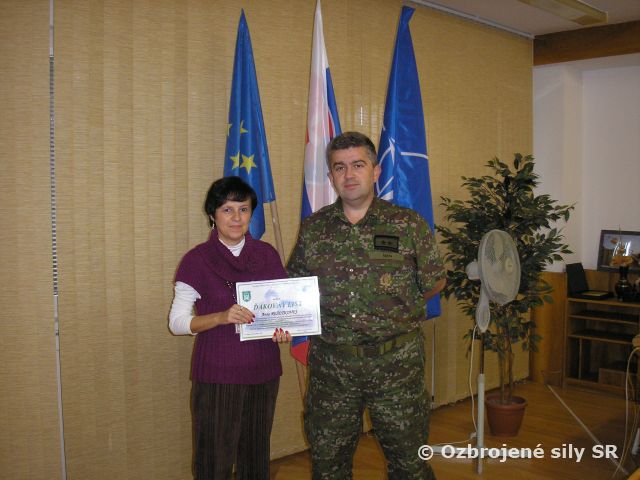 Odchod príslušníčky VSLPS