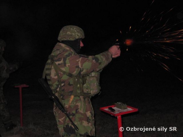 Streľby jednotky predurčenej do ISAF