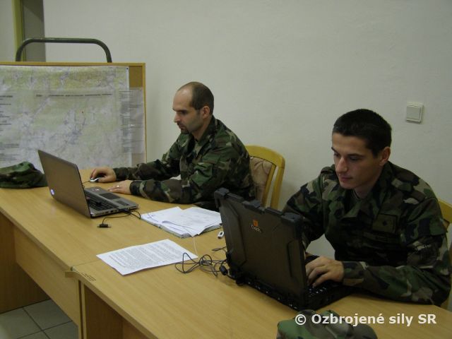 Štábny nácvik pre plánovanie rotného taktického cvičenia