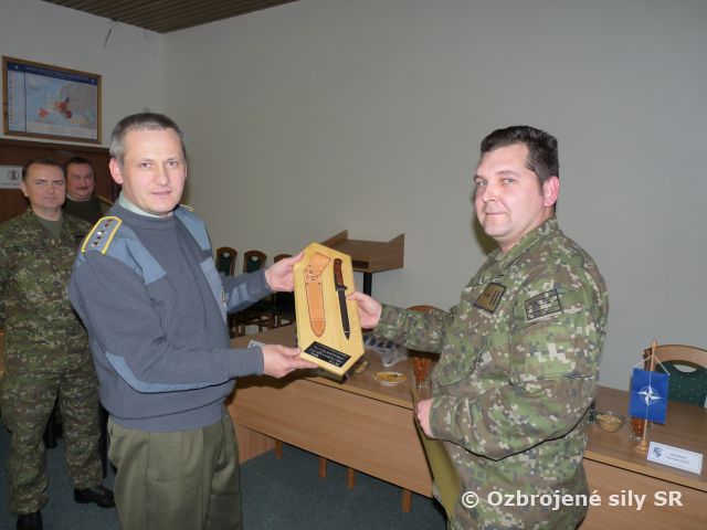 Odchod príslušníka VSLPS do zálohy.