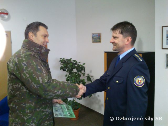 Poďakovanie Okresnému Riaditeľovi HaZZ v Prešove