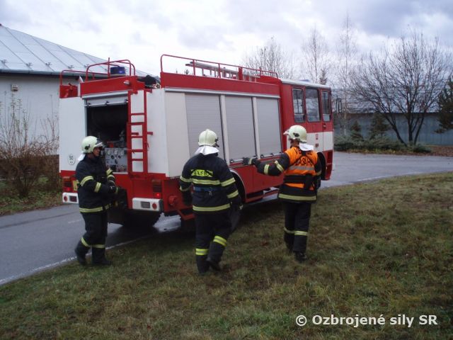 Požiar v kasárňach