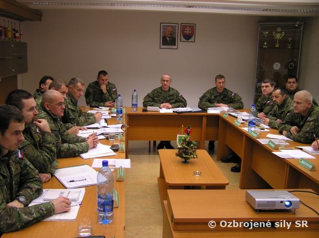 Oficiálne ukončenie roku 2011 veliteľom brigády