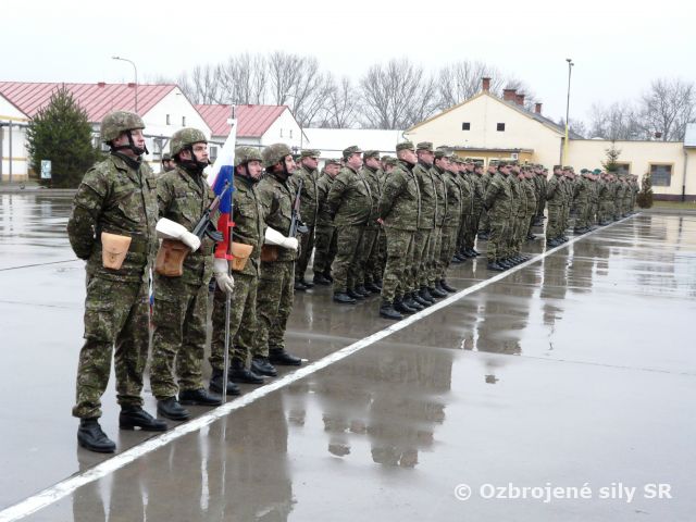 Slávnostný nástup k 19. výročiu vzniku SR
