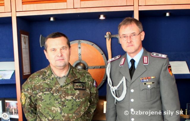 Náčelník GŠ OS SR sa stretol s nemeckým pridelencom obrany