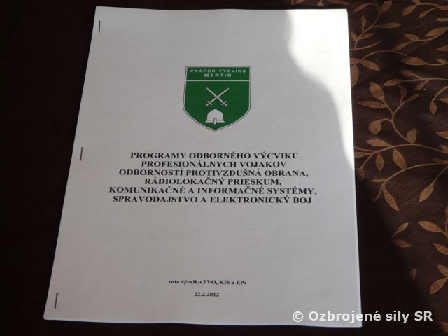 Pracovné rokovanie k novelizácii programov výcviku