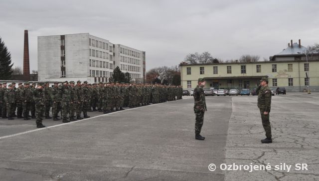 Príprava príslušníkov práporu na vyvedenie