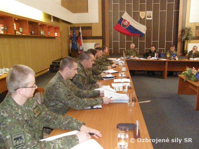 Marcová porada veliteľa brigády